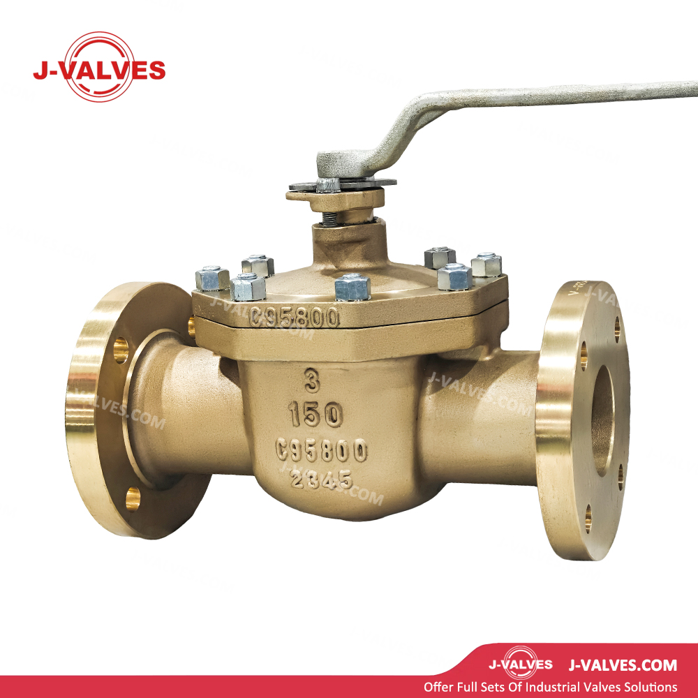 3' 150LB C95800 V&aacute;lvula de esfera flutuante flangeada de entrada superior