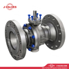 Válvulas J-válvulas J de 6*4 polegadas ANSI Classe 300 Carbono Capinho parafusado WCB com flange superior FLANGE CURTO ENGRENAGEM DE FLANGE/Operação elétrica/pneumática 2pc Reduza a válvula de esfera montada em furo