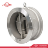 Produto de válvula industrial de qualidade fabricado na China J-válvulas inoxidáveis ​​cf8m de alta pressão tipo de wafer dupla válvula de retenção de placa dupla