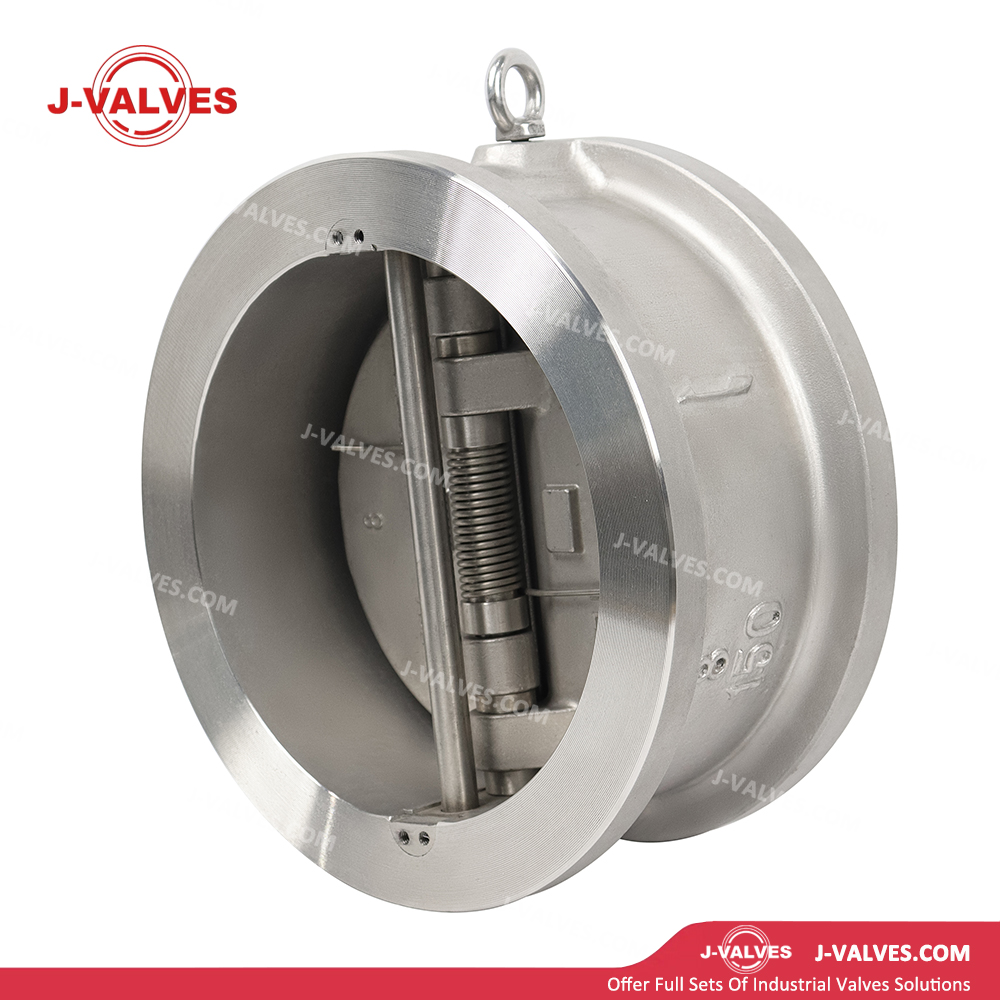 Produto de válvula industrial de qualidade fabricado na China J-válvulas inoxidáveis ​​cf8m de alta pressão tipo de wafer dupla válvula de retenção de placa dupla