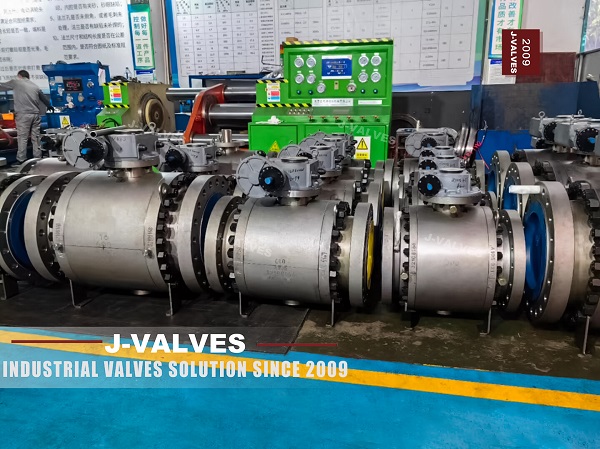 Válvula de esfera de trunnion api6d 20 polegadas 900#