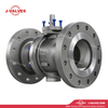 Válvulas J-válvulas J de 6*4 polegadas ANSI Classe 300 Carbono Capinho parafusado WCB com flange superior FLANGE CURTO ENGRENAGEM DE FLANGE/Operação elétrica/pneumática 2pc Reduza a válvula de esfera montada em furo