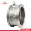 Produto de válvula industrial de qualidade fabricado na China J-válvulas inoxidáveis ​​cf8m de alta pressão tipo de wafer dupla válvula de retenção de placa dupla
