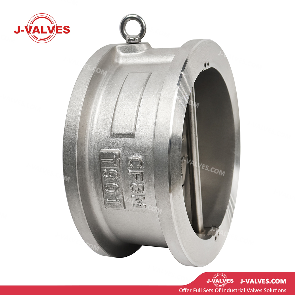 Produto de válvula industrial de qualidade fabricado na China J-válvulas inoxidáveis ​​cf8m de alta pressão tipo de wafer dupla válvula de retenção de placa dupla