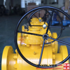 Din en GB fundido aço/SSS/CS 3pc Flange Trunnion Monthed Ball Válvula