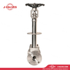 Produto de válvula industrial de qualidade fabricado na China J-válvulas 150 lb rf de baixa temperatura de aço F304 Válvula globo de haste estendida