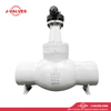 12'v&aacute;lvula globo autovedante de solda de topo 2500LB WCB