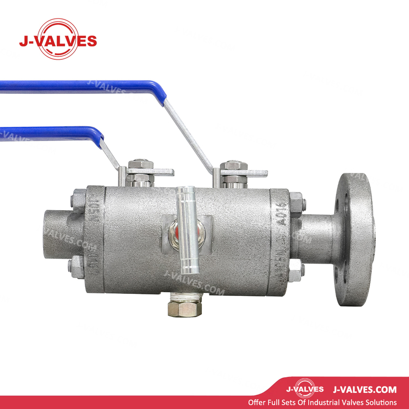 J-válvulas China Gas de controle 900lb RTJ & Thread Duplex Aço inoxidável DBB Válvula de esfera