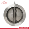 Produto de válvula industrial de qualidade fabricado na China J-válvulas inoxidáveis ​​cf8m de alta pressão tipo de wafer dupla válvula de retenção de placa dupla