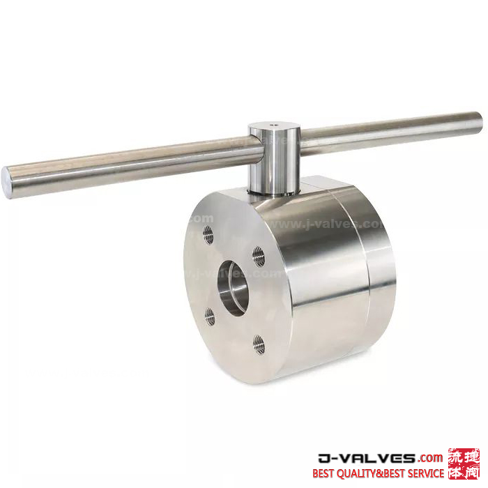 A alavanca opera a aço forjado F316 Wafer Ball Valve