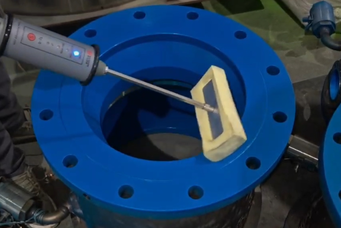 Teste de esponja de revestimento por spray do fBE