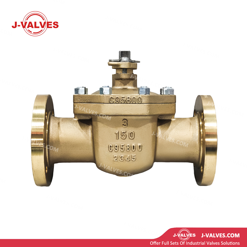 3' 150LB C95800 V&aacute;lvula de esfera flutuante flangeada de entrada superior