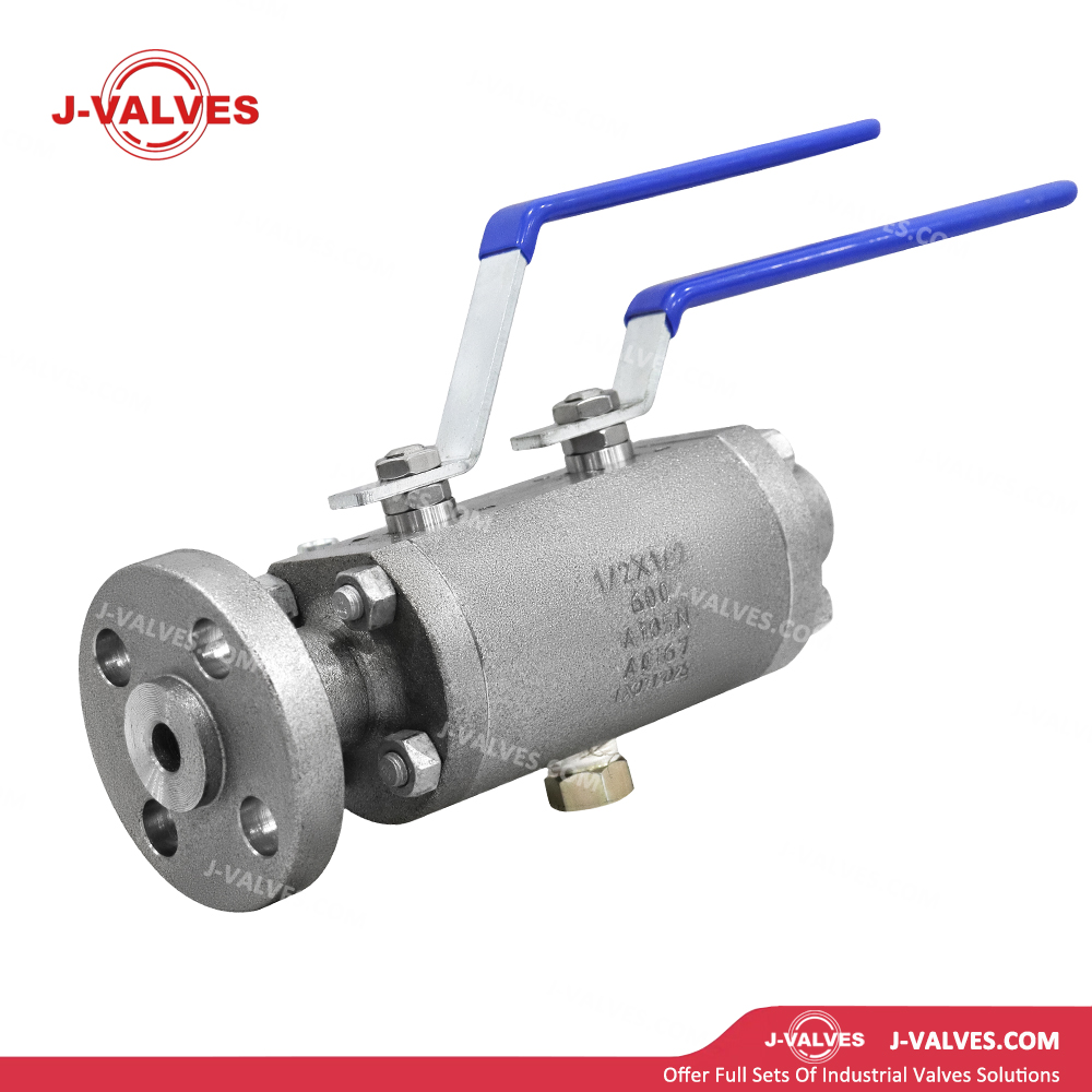 J-válvulas China Gas de controle 900lb RTJ & Thread Duplex Aço inoxidável DBB Válvula de esfera