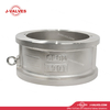 Produto de válvula industrial de qualidade fabricado na China J-válvulas inoxidáveis ​​cf8m de alta pressão tipo de wafer dupla válvula de retenção de placa dupla