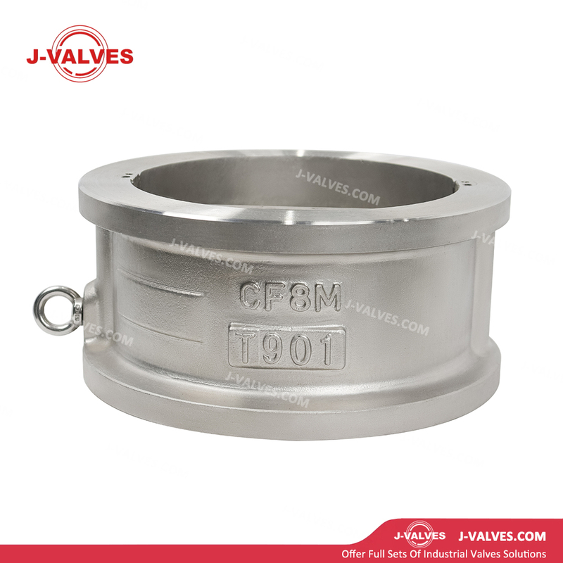 Produto de válvula industrial de qualidade fabricado na China J-válvulas inoxidáveis ​​cf8m de alta pressão tipo de wafer dupla válvula de retenção de placa dupla