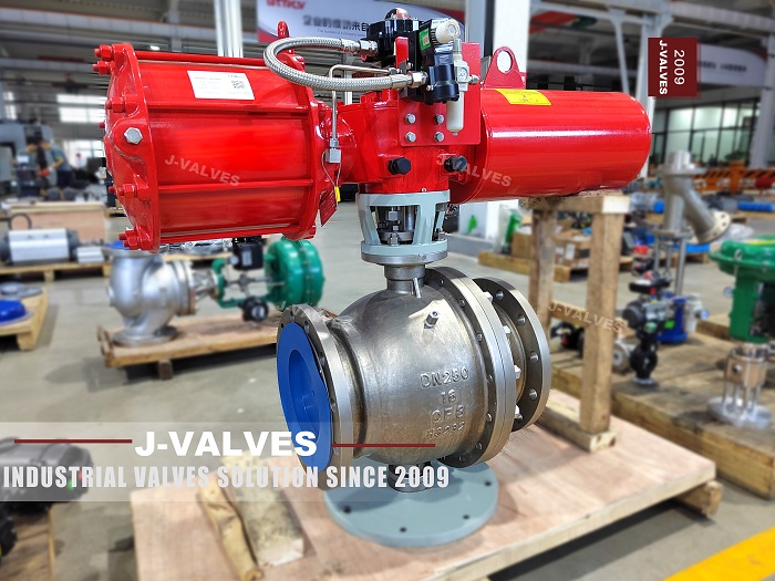 J-VALVES CF8 Válvula de esfera pneumática de trunnion: uma análise abrangente de conexões finais, métodos de atuação e flexibilidade de opções especiais
