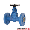 Integral forjado 3/4inch 600lb F11 F22 Cromo molibdênio Válvula de portão flangeada de aço