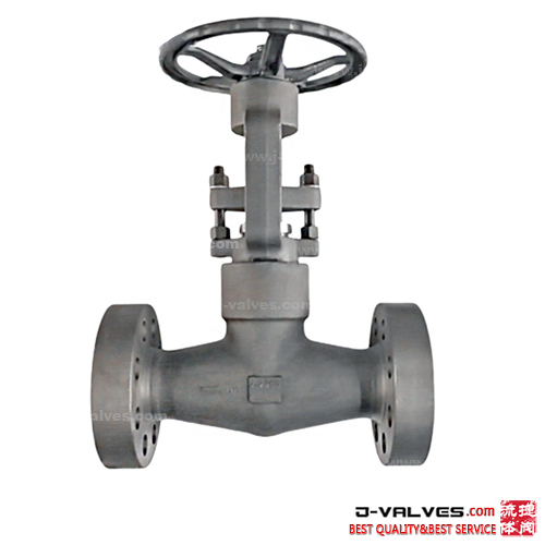 Pressão selada 2500lb integral forjado a105n rf flange gate válvula