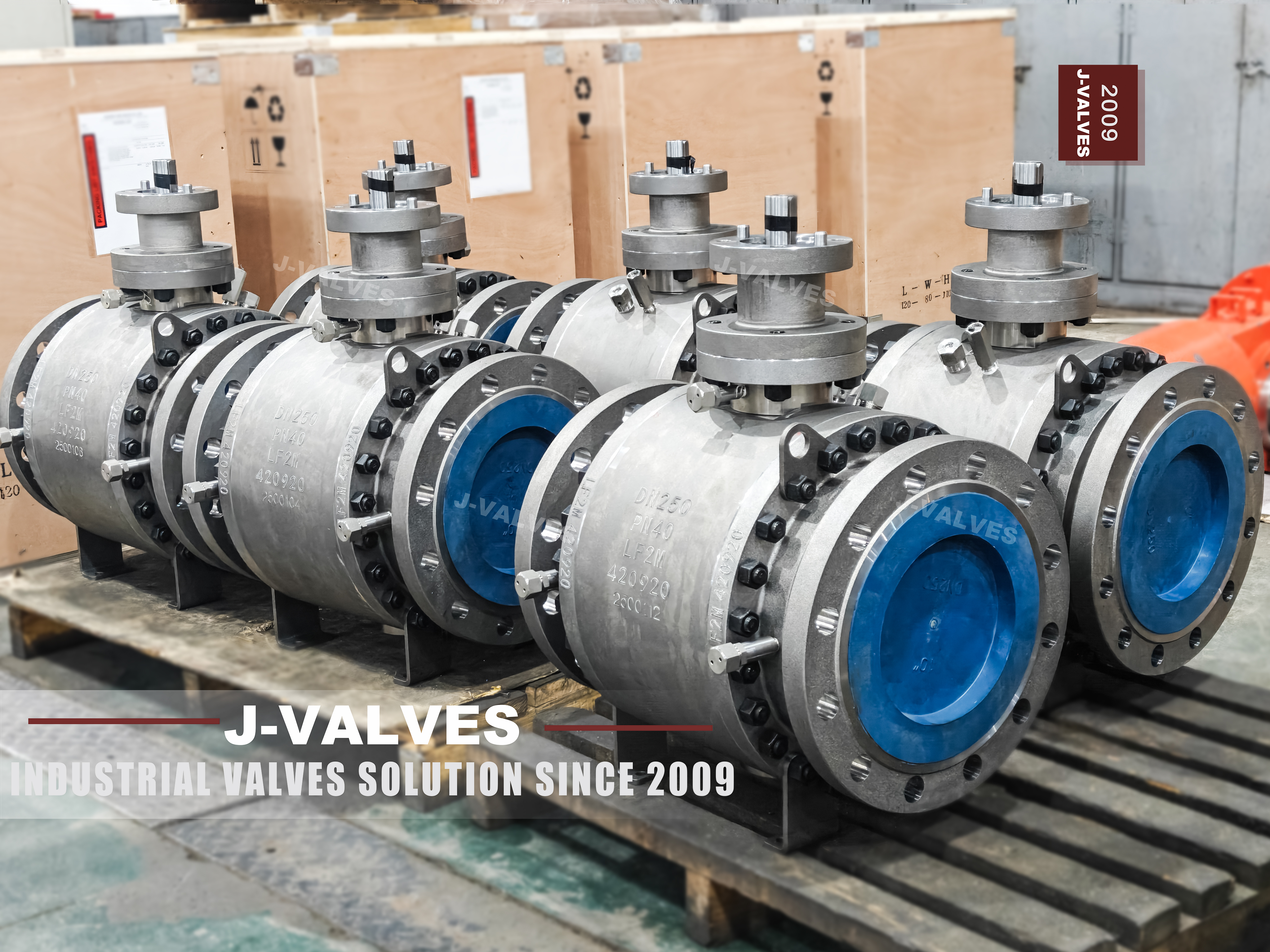 J-VALVES Válvulas de bola de flange da trunnion feitas na China: uma opção econômica, a troca entre design, materiais e custos