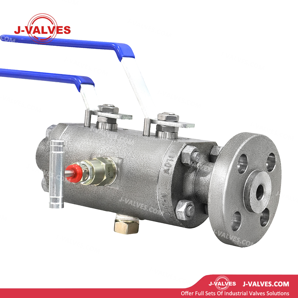 J-válvulas China Gas de controle 900lb RTJ & Thread Duplex Aço inoxidável DBB Válvula de esfera