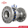 Válvulas J-válvulas J de 6*4 polegadas ANSI Classe 300 Carbono Capinho parafusado WCB com flange superior FLANGE CURTO ENGRENAGEM DE FLANGE/Operação elétrica/pneumática 2pc Reduza a válvula de esfera montada em furo