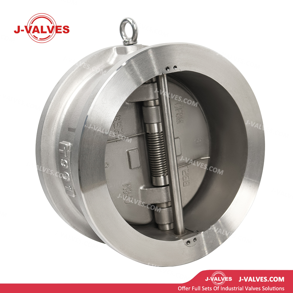 Produto de válvula industrial de qualidade fabricado na China J-válvulas inoxidáveis ​​cf8m de alta pressão tipo de wafer dupla válvula de retenção de placa dupla