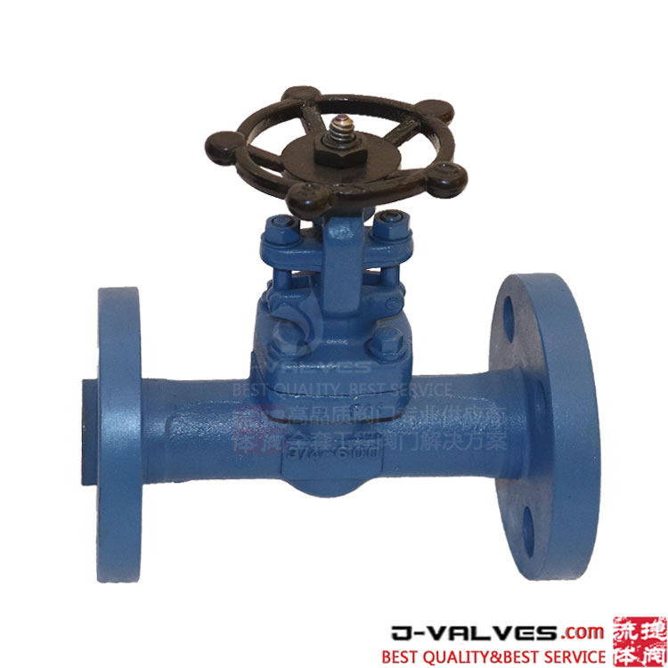 Integral forjado 3/4inch 600lb F11 F22 Cromo molibdênio Válvula de portão flangeada de aço