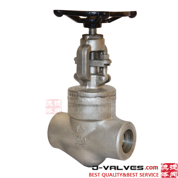 F321 1500lb de alta pressão forjada aço inoxidável F-NPT Globe Valve