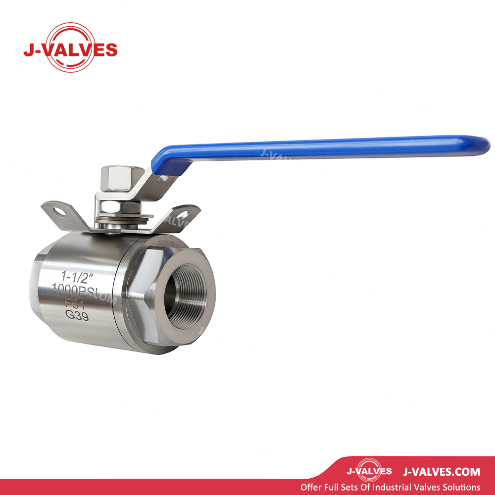 Produto de válvula industrial de qualidade fabricado na China J-válvulas 1-1/2 '' 1000psi duplex aço inoxidável F51 Fished 2pc Ball Válvula