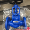 DIN PN40 PN16 F4 F5 Flangeed Flangeed RF Válvula de vedação abaixo