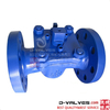 ANSI Tipo de flange de 150 lb Válvula de tampão PFA para gás