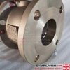A alavanca de bronze C95800 operou a válvula de esfera de flange