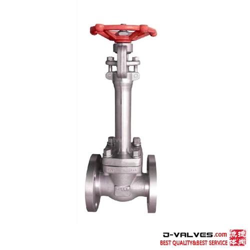 2 polegadas API602 Aço forjado criogênico F304 Válvula de gama de flange operada