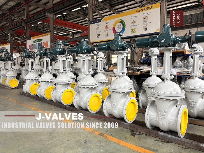 DN350 PN16 WCB 气动执行器闸阀 (1).jpg