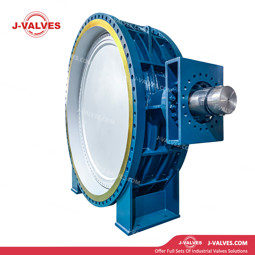 DN2800 PN10 WCB flangeou v&aacute;lvula borboleta exc&ecirc;ntrica tripla