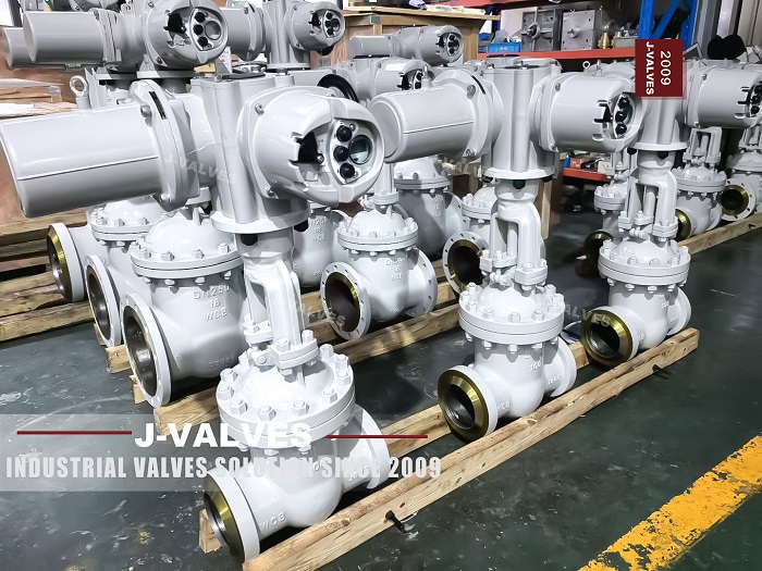 DN250 16 WCB Water Treatment Motorized Gate Valve.jpg