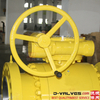 API 6D 3PC Flange Carbono aço montado Válvula de esfera montada