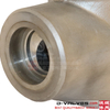 F321 1500lb de alta pressão forjada aço inoxidável F-NPT Globe Valve