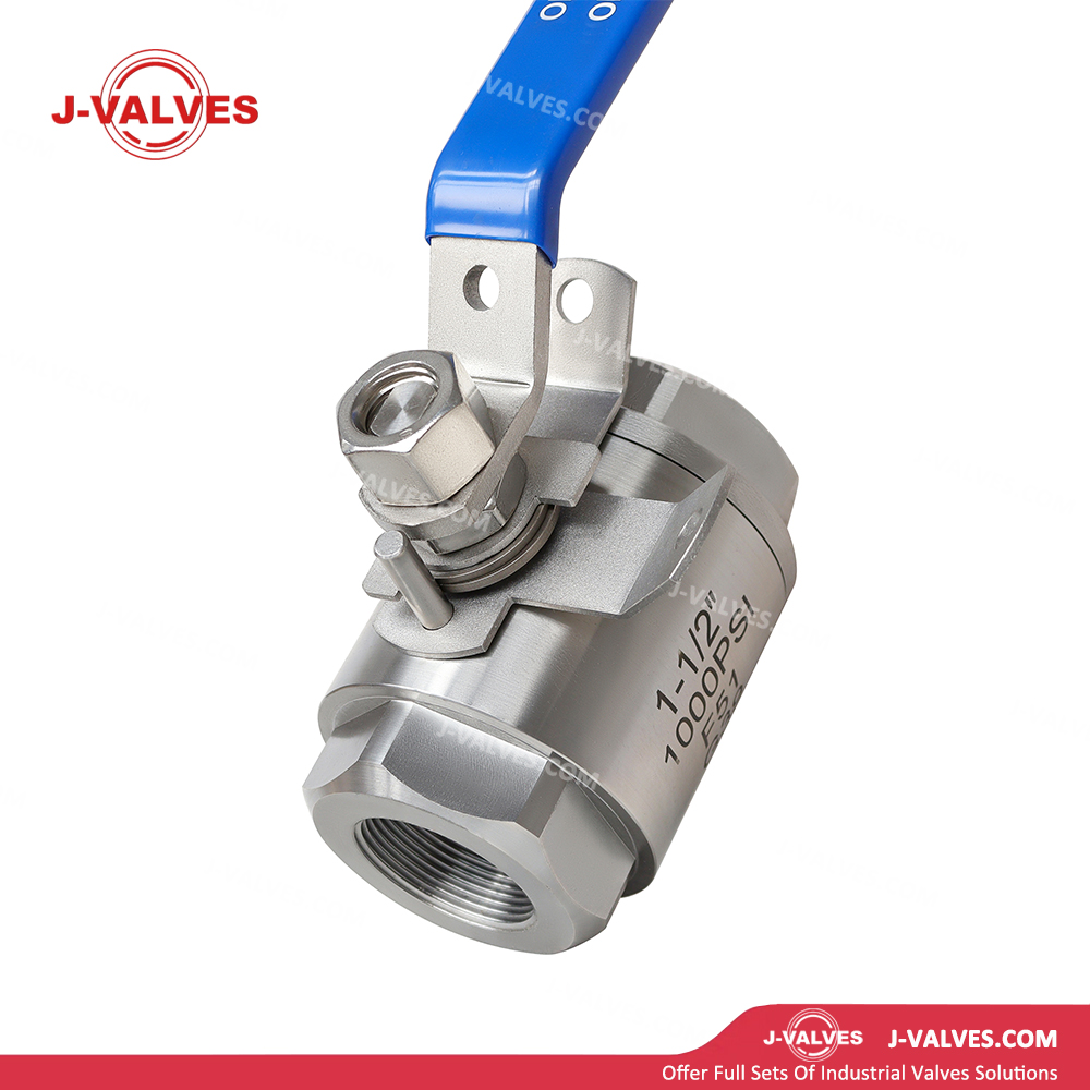 Produto de válvula industrial de qualidade fabricado na China J-válvulas 1-1/2 '' 1000psi duplex aço inoxidável F51 Fished 2pc Ball Válvula