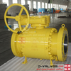 API 6D 3PC Flange Carbono aço montado Válvula de esfera montada