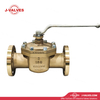 3' 150LB C95800 V&aacute;lvula de esfera flutuante flangeada de entrada superior