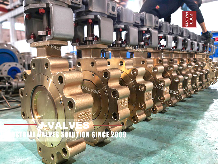 Modelo Aplicação de válvulas marinhas nos Emirados Árabes Unidos: C95800 Triple Excentric Lug Butterfly Válvula