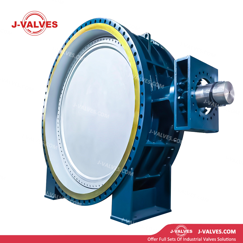DN2800 PN10 WCB flangeou v&aacute;lvula borboleta exc&ecirc;ntrica tripla